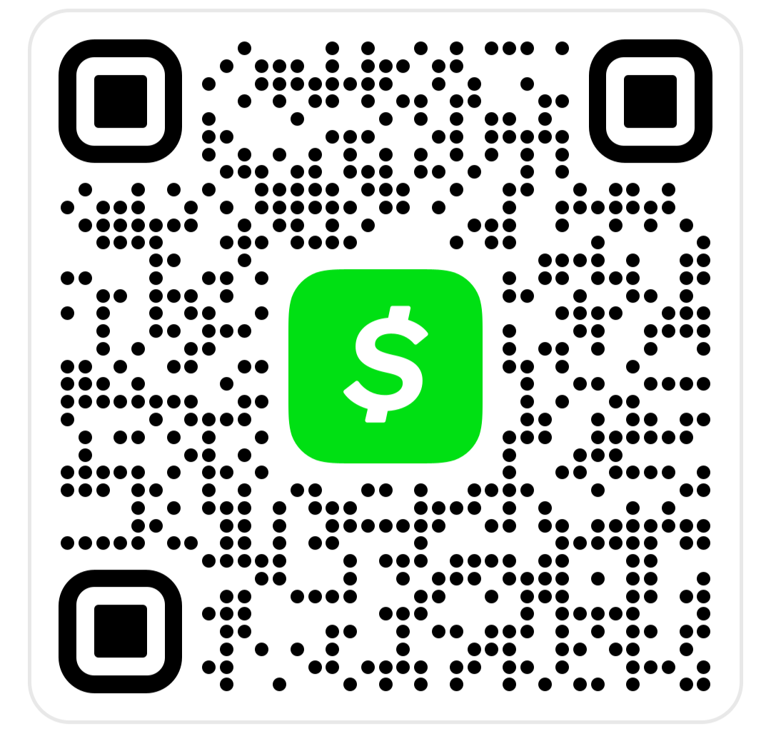Cash App QR Code for payments and tips